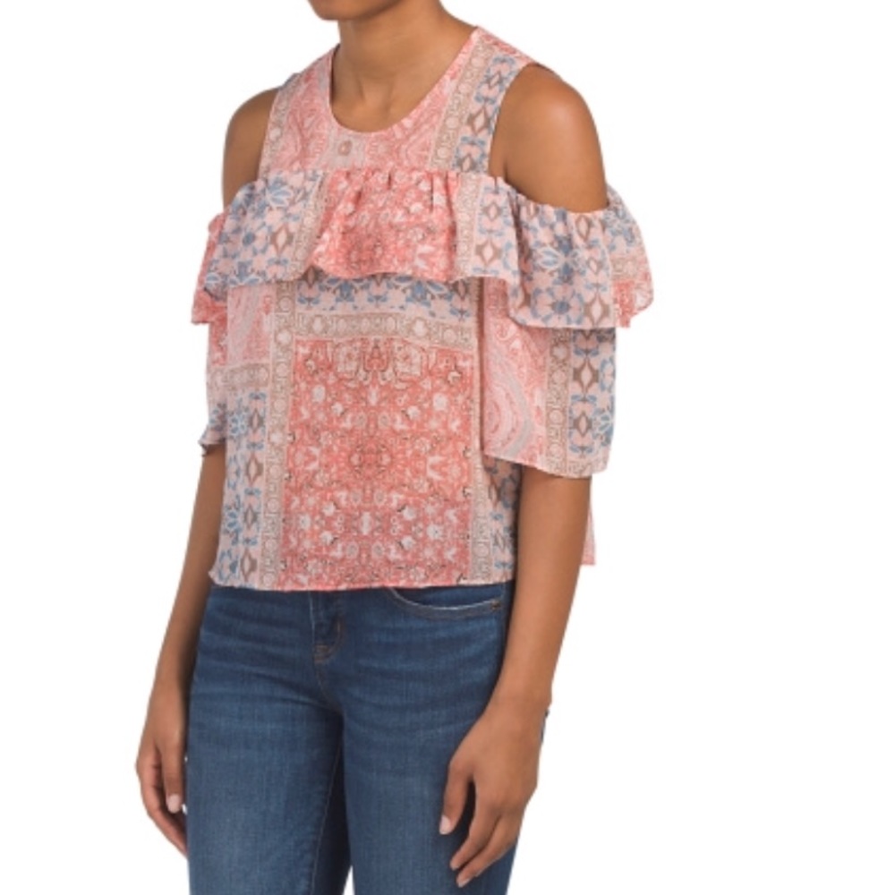 Bcbg Cold Shoulder Top